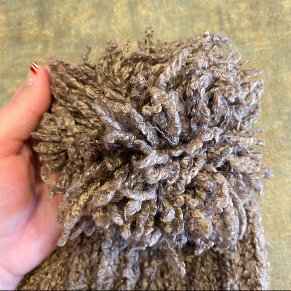 C.C Soft Knit Pom Beanie Winter Hat Adult Soft Brown Light Brown Cozy Warm - Picture 6 of 6